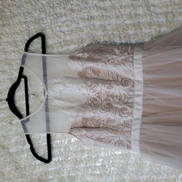 Bcbg maxazria Reise off white dress bridal cocktail wedding size 8 nwt - Picture 3 of 6